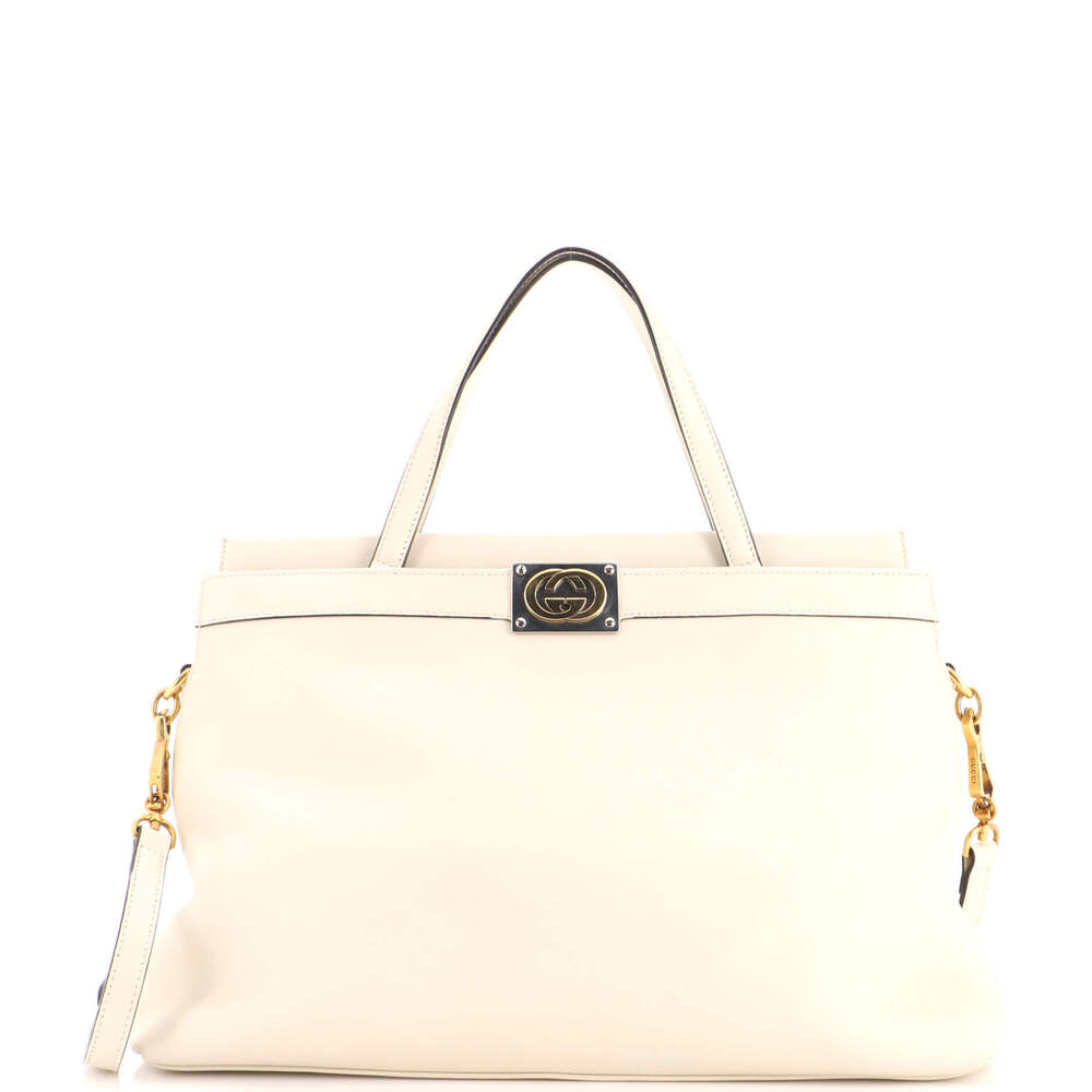 Gucci Medium Linea Matisse Interlocking G Top Handle Tote